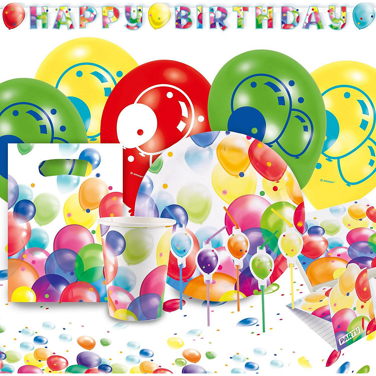 Partyset Balloons 60-tgl.