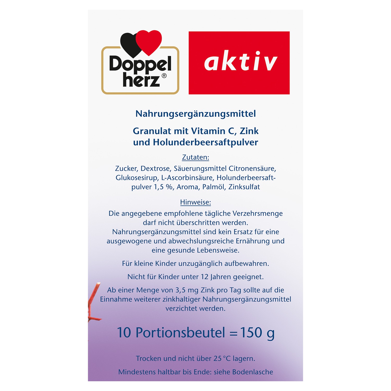heißer Holunder m.Vit.C+Zink Granulat