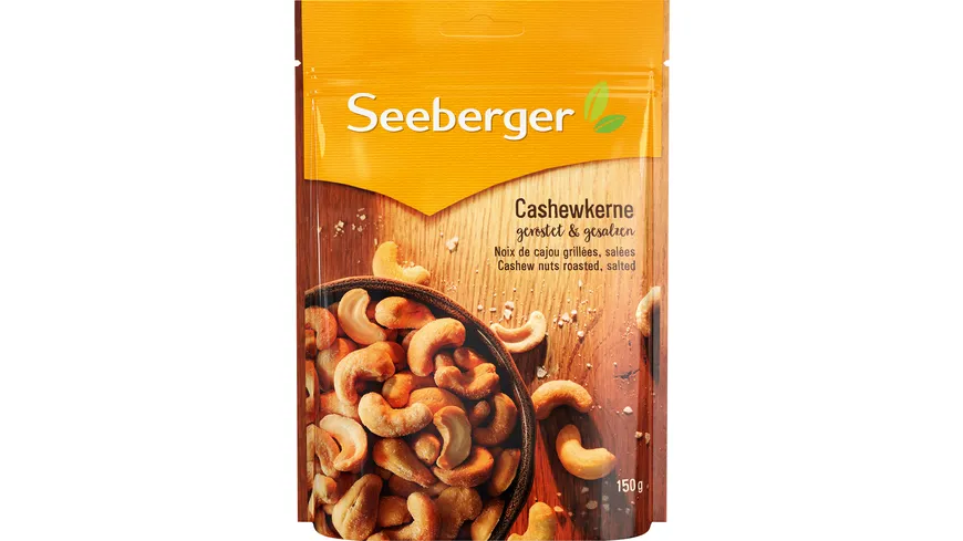 Seeberger Cashewkerne Geröstet Gesalzen 150 g