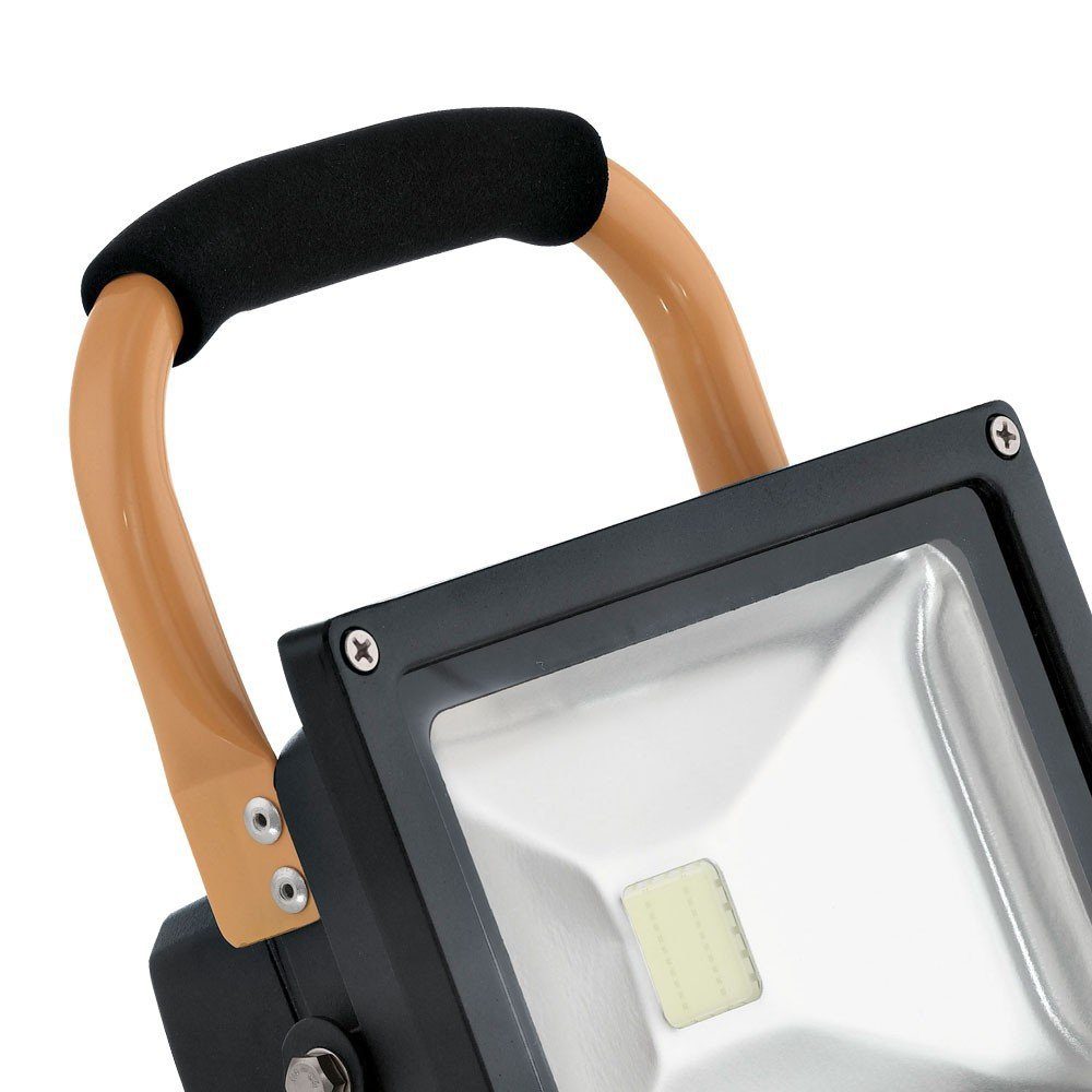 etc-shop Baustrahler, LED-Leuchtmittel fest verbaut, Kaltweiß, Tageslichtweiß, Baustrahler Flutlicht Werkstattleuchte LED Außenstrahler