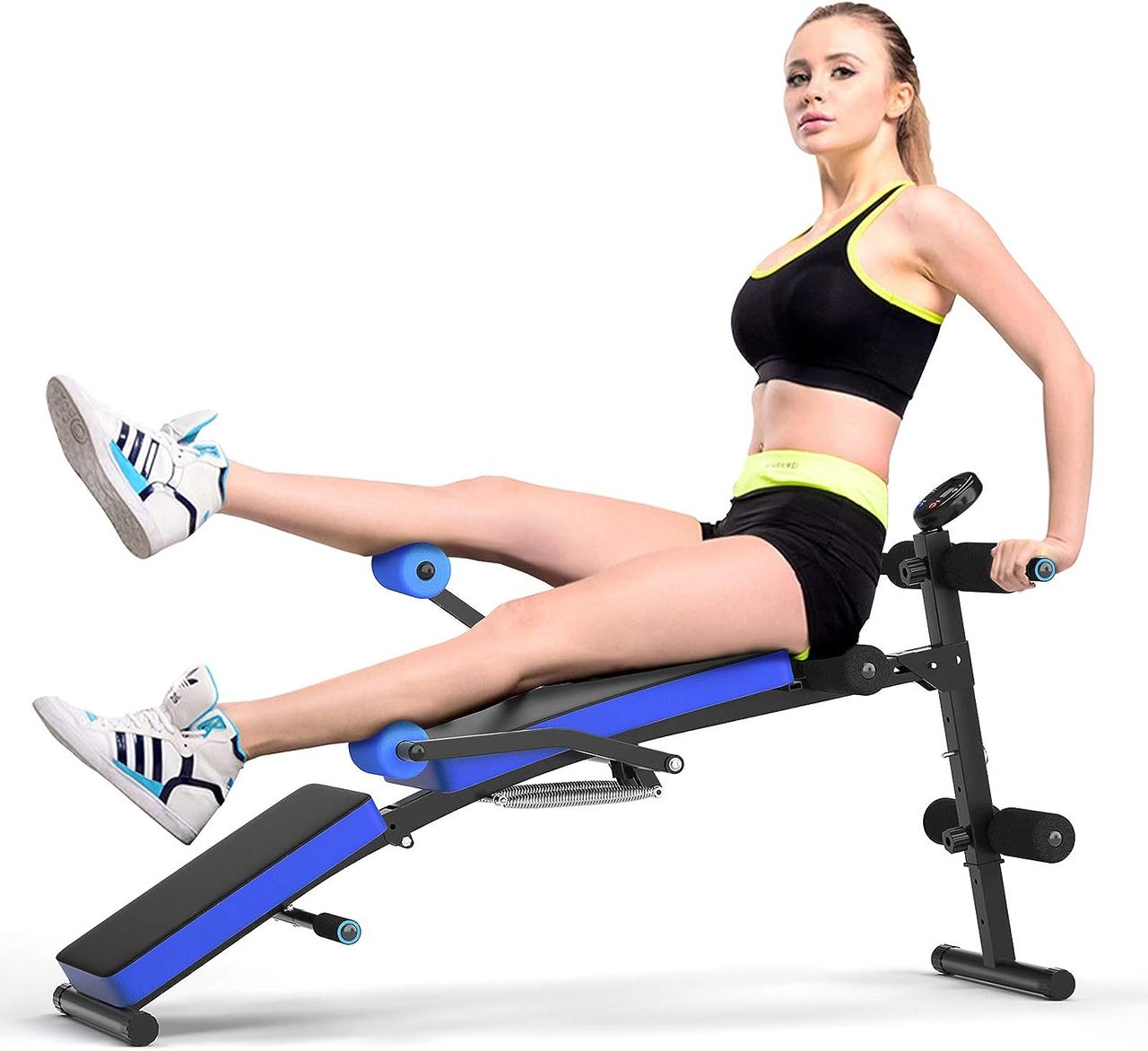 Costway Sit Up Bank klappbar, Ab Bauchtrainer Bench