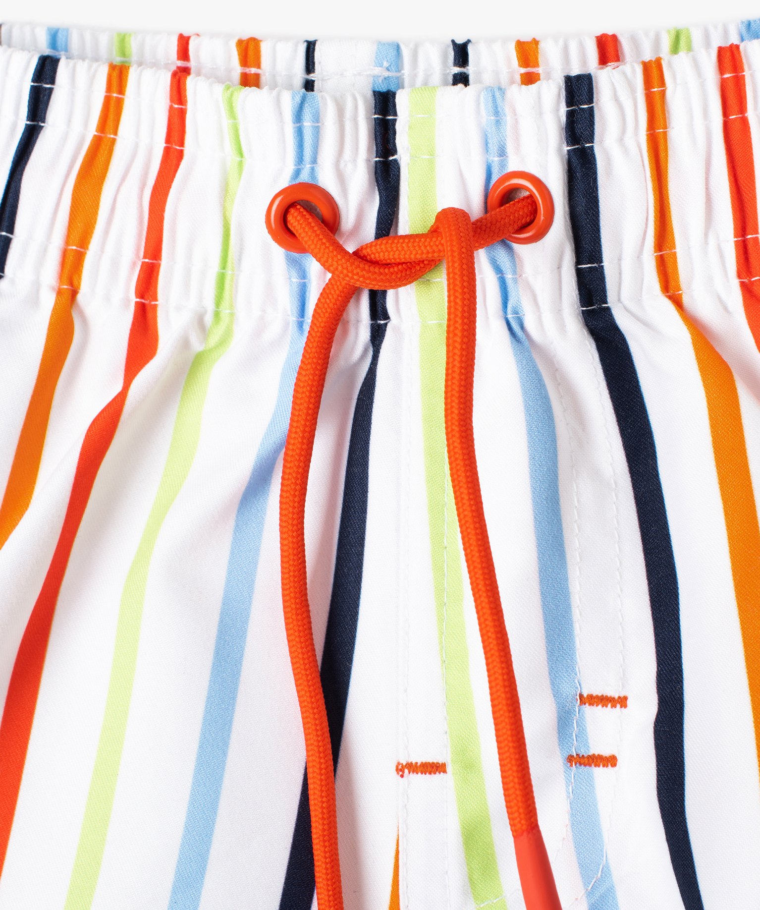 Short de bain Garçon à rayures multicolores raye | GEMO