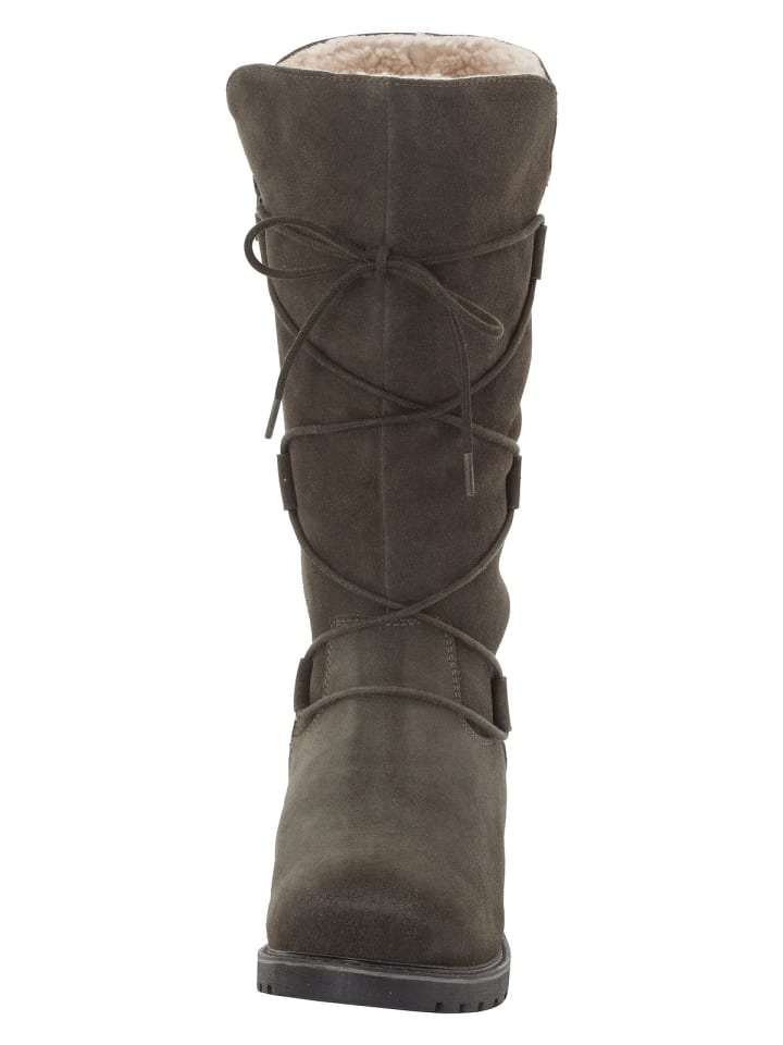 sheego Weitschaftstiefel in oliv günstig kaufen