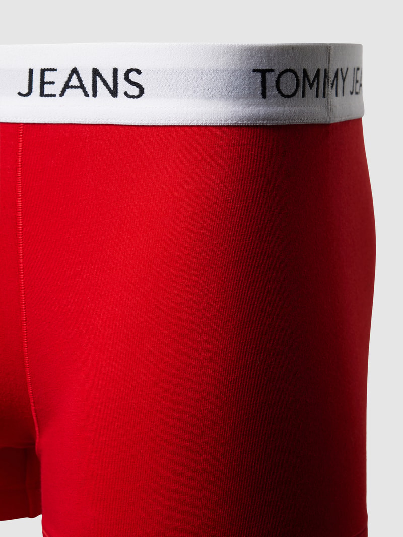 Trunks mit Label-Patch Modell 'HERITAGE' in rot