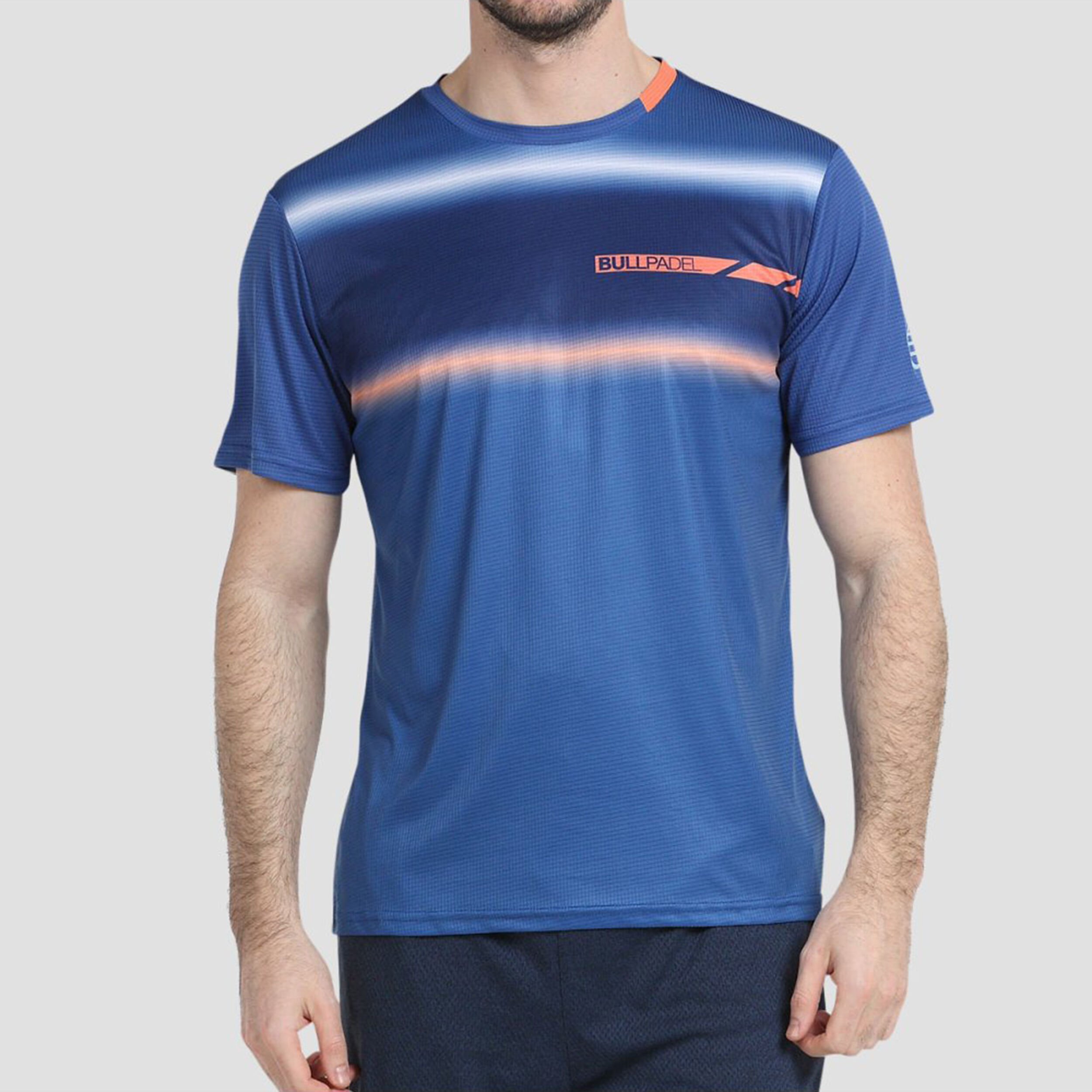 Lacar T-Shirt Herren - Blau, Orange