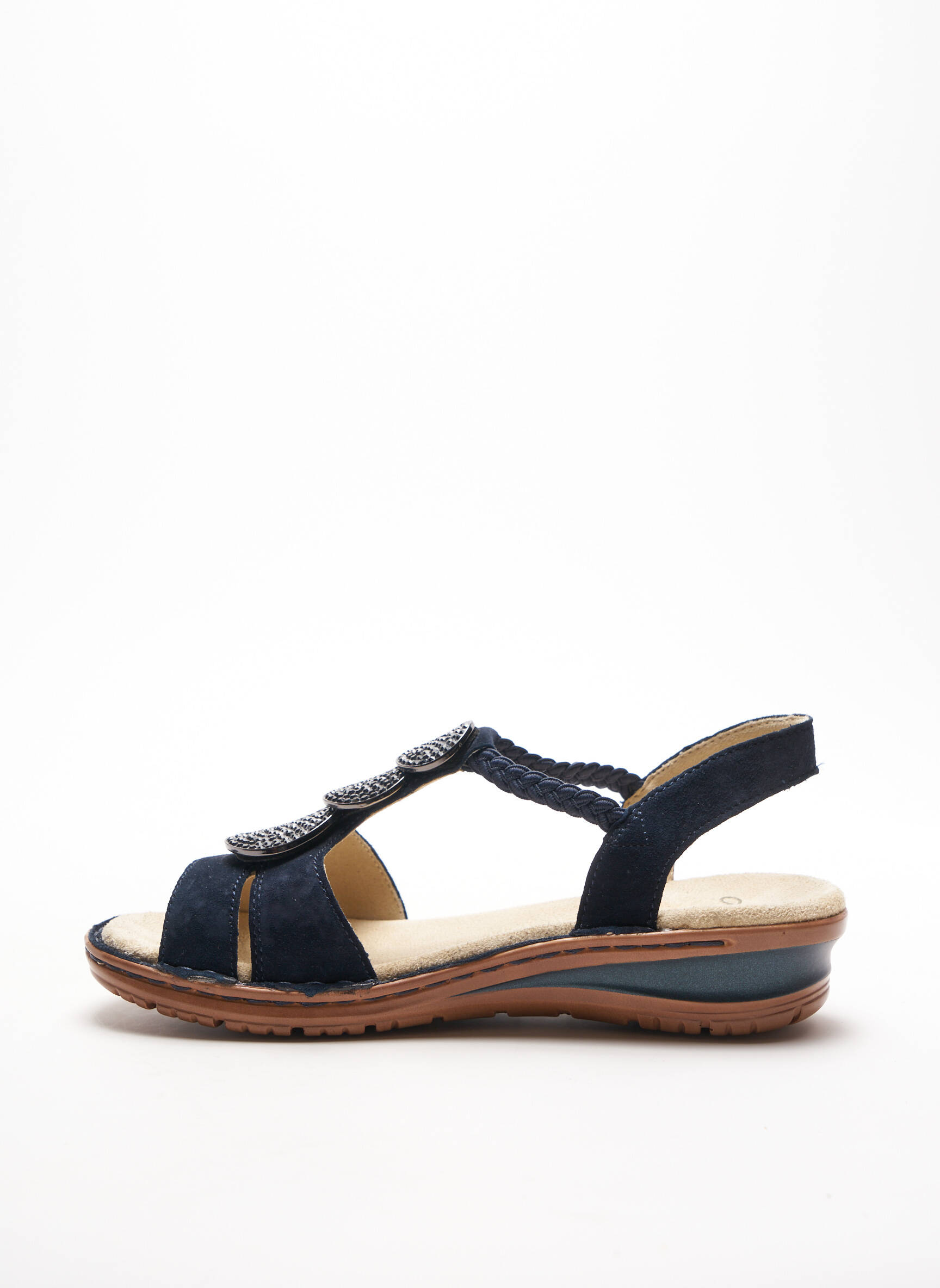 Ara Sandales Nu Pieds Femme couleur bleu
