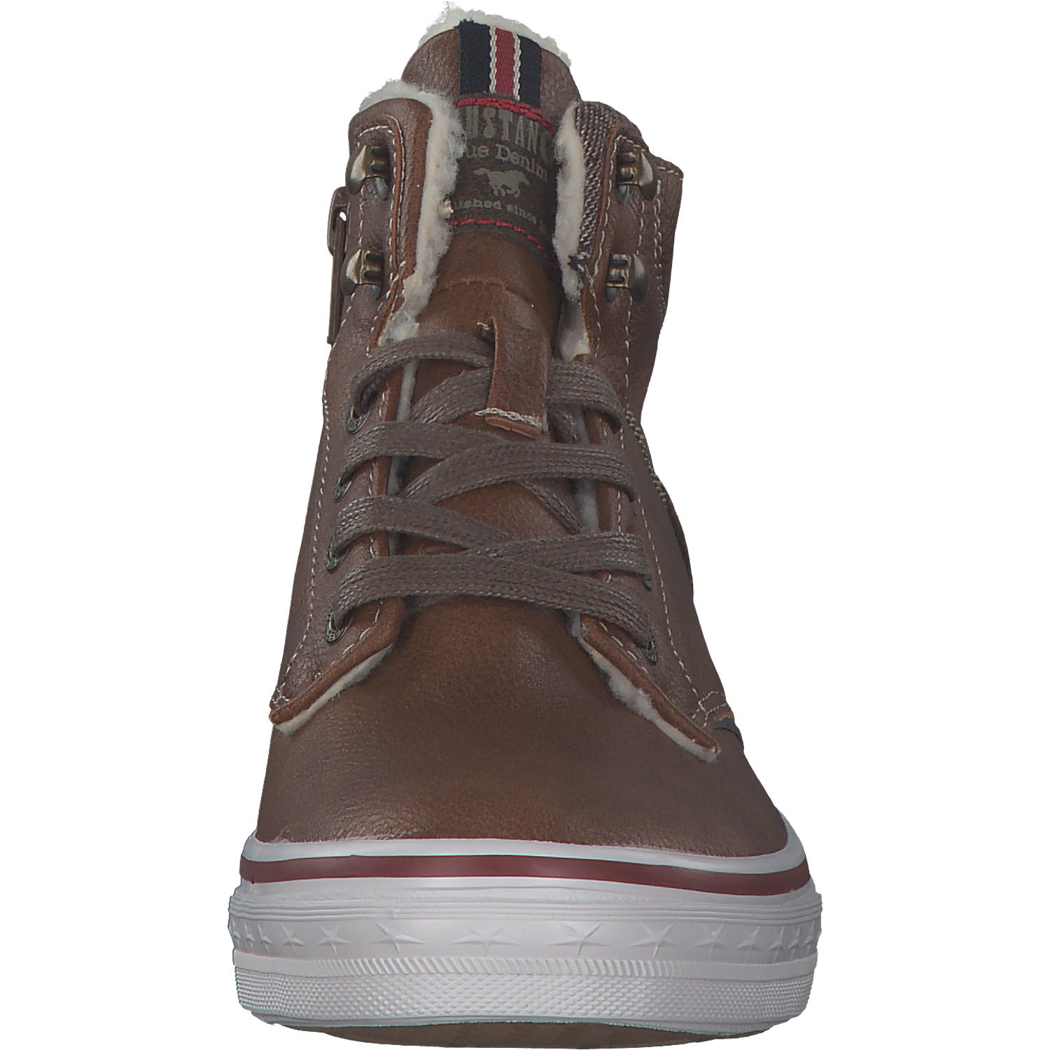 Mustang 5056601, Sneakers High, Damen, cognac