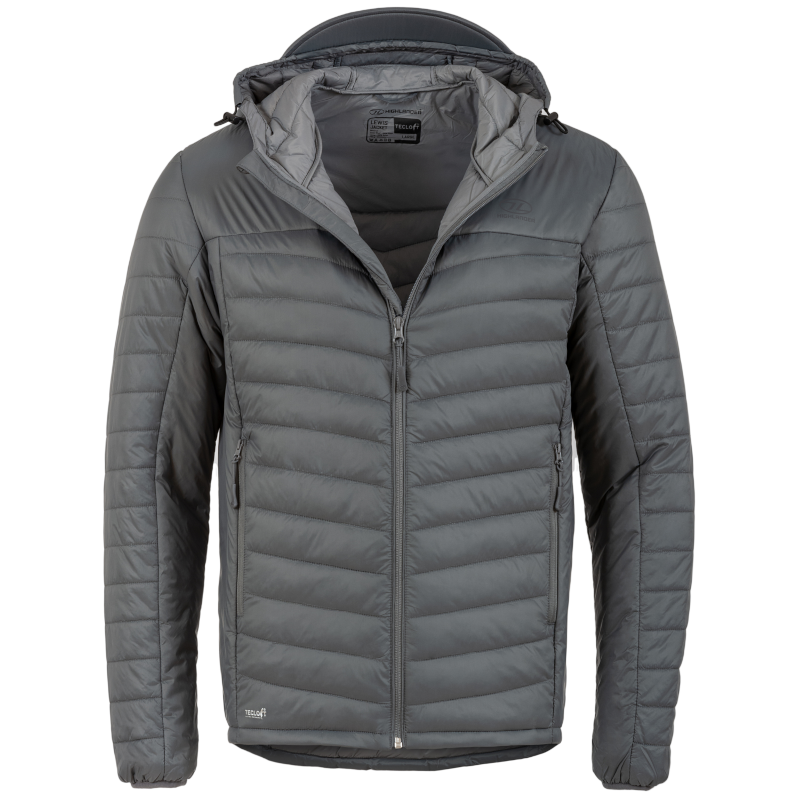 Highlander Lewis Isolierte Tecloft graue Herren Jacke