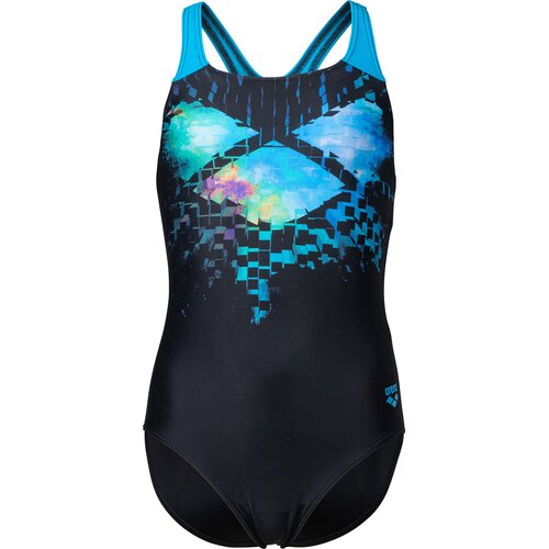 KINDER SCHWIMMANZUG GIRL'S MULTI PIXELS SWIMSUIT SWIM PRO BACK L