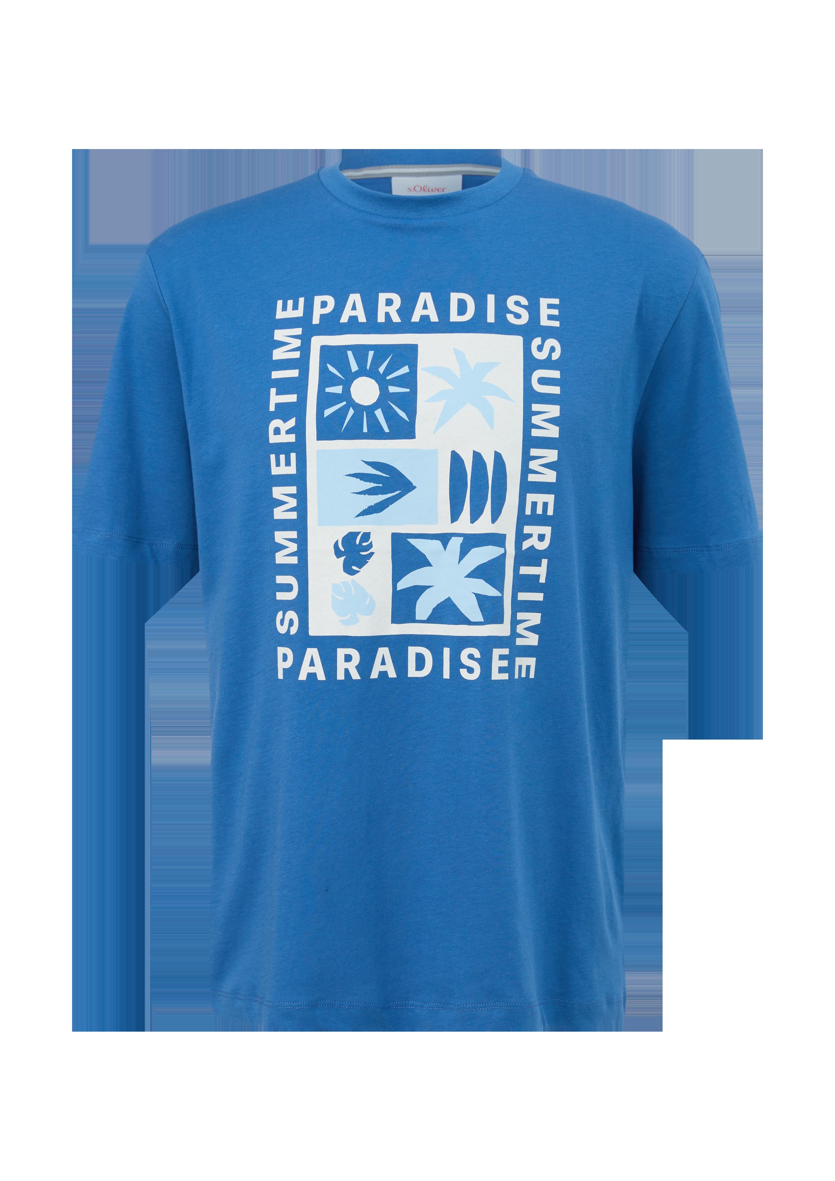 Baumwollshirt mit Frontprint  2131371-54D2