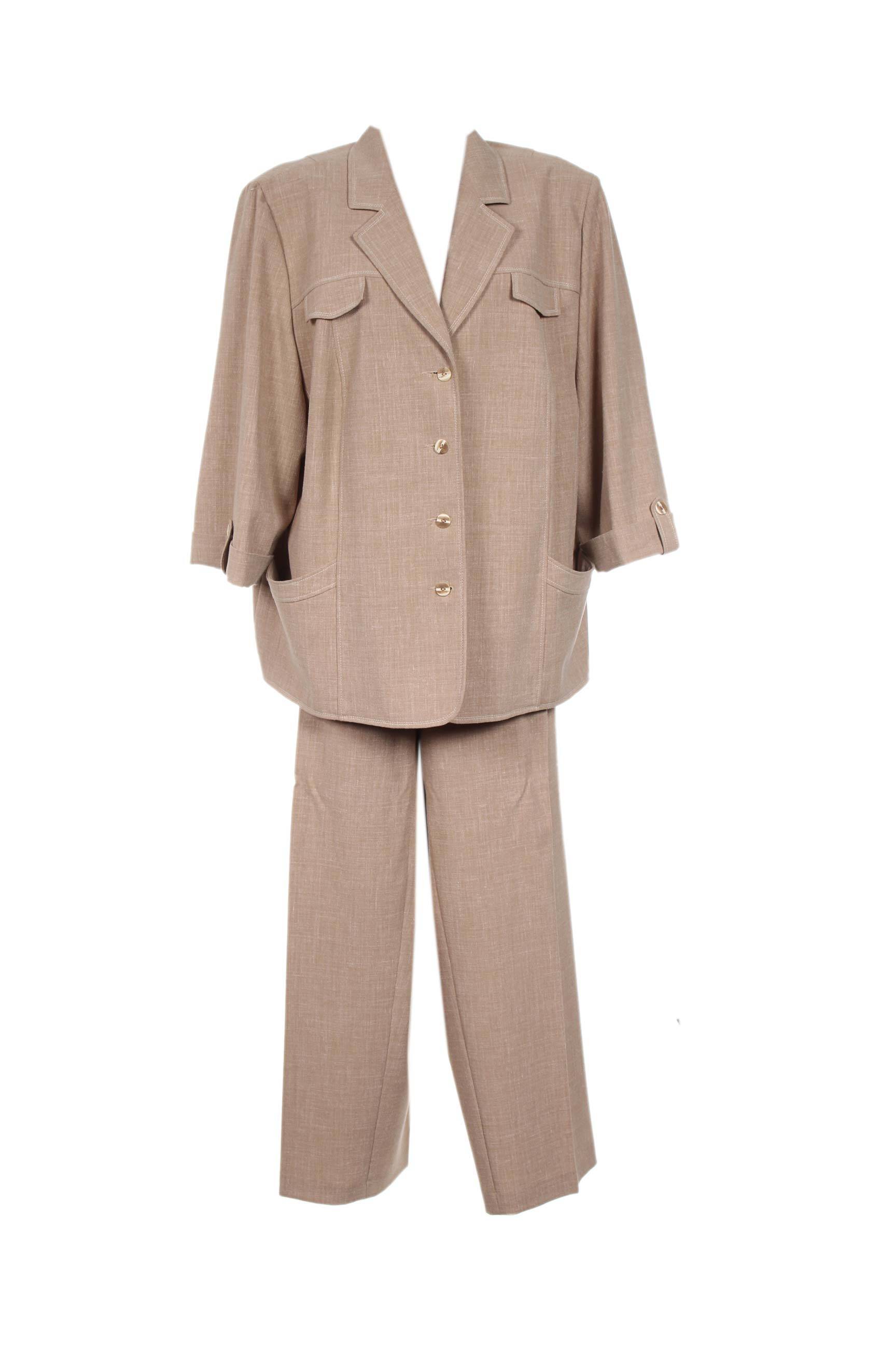 Regine Pantalon Veste Femme couleur beige