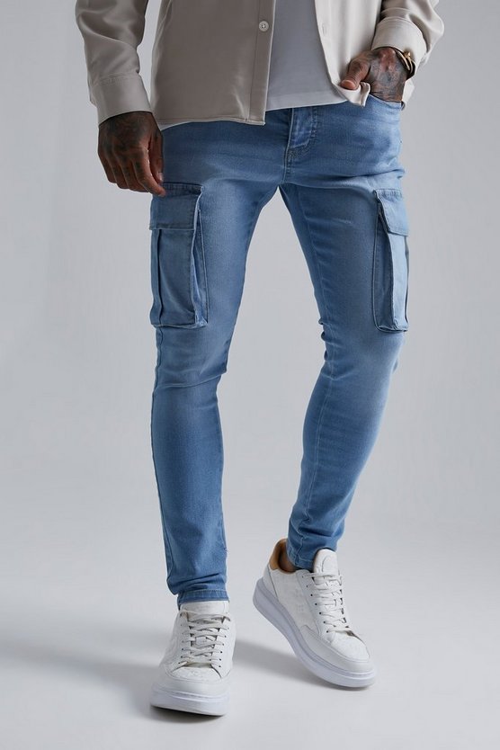 Super Skinny Cargo-Jeans