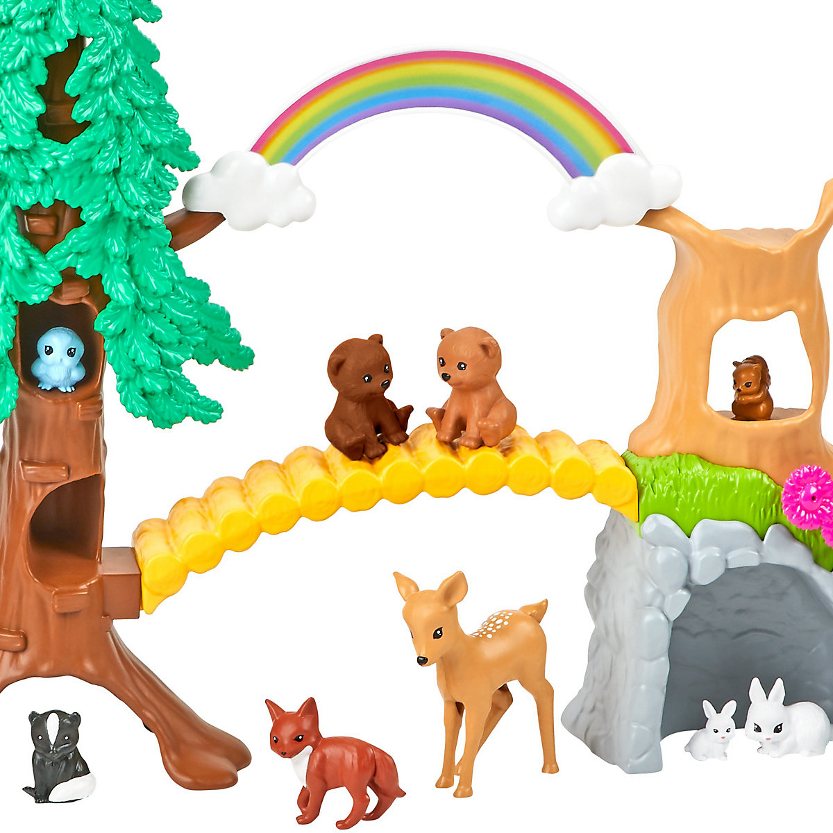 Barbie Waldtier-Forscherin-Spielset mit Puppe und Zubehör