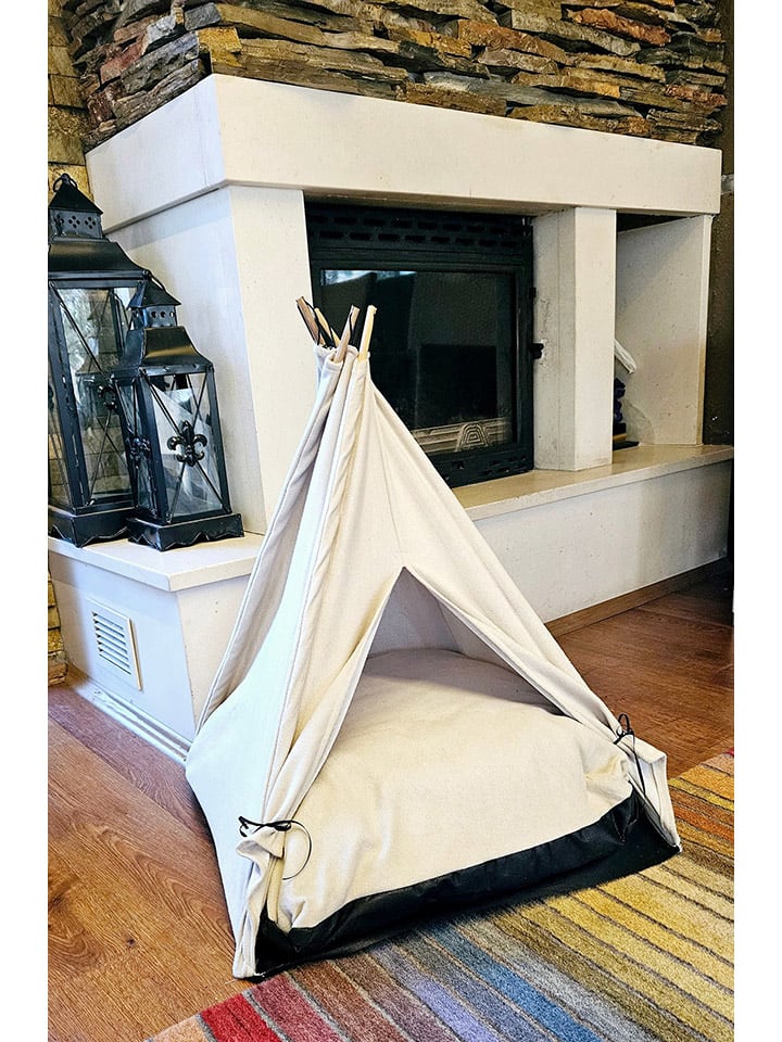 Evila Tierbett in Creme - (B)52 x (H)70 x (T)60 cm günstig kaufen onesize
