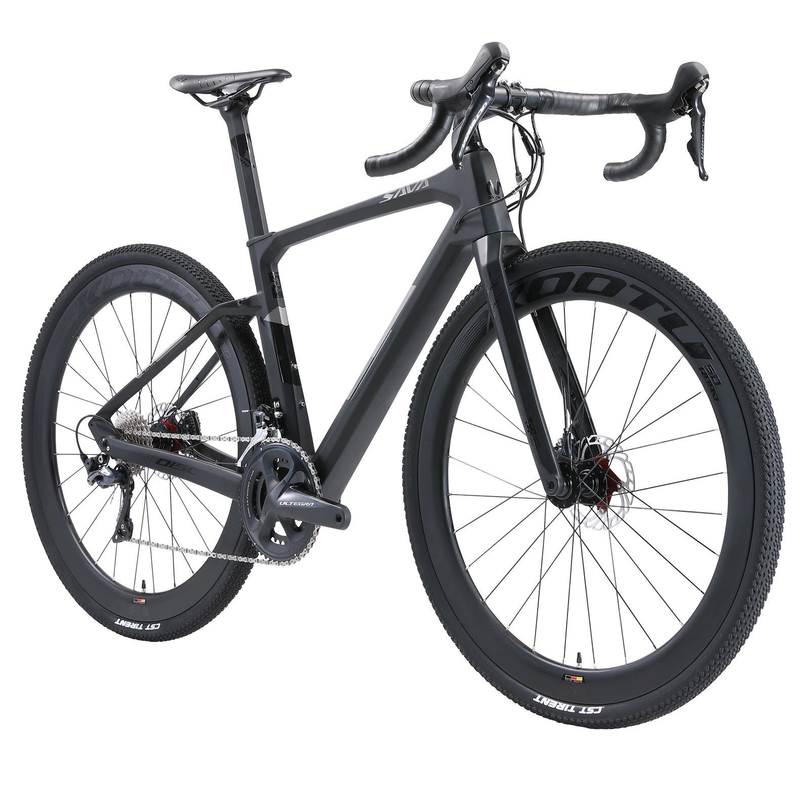 SAVA Rennrad SAVA Mudrunner 1 Carbon Gravelbike mit SHIMANO ULTEGRA R8020 22 Gang, 22 Gang SHIMANO SHIMANO ULTEGRA RD-R8020 Schaltwerk, Kettenschaltung