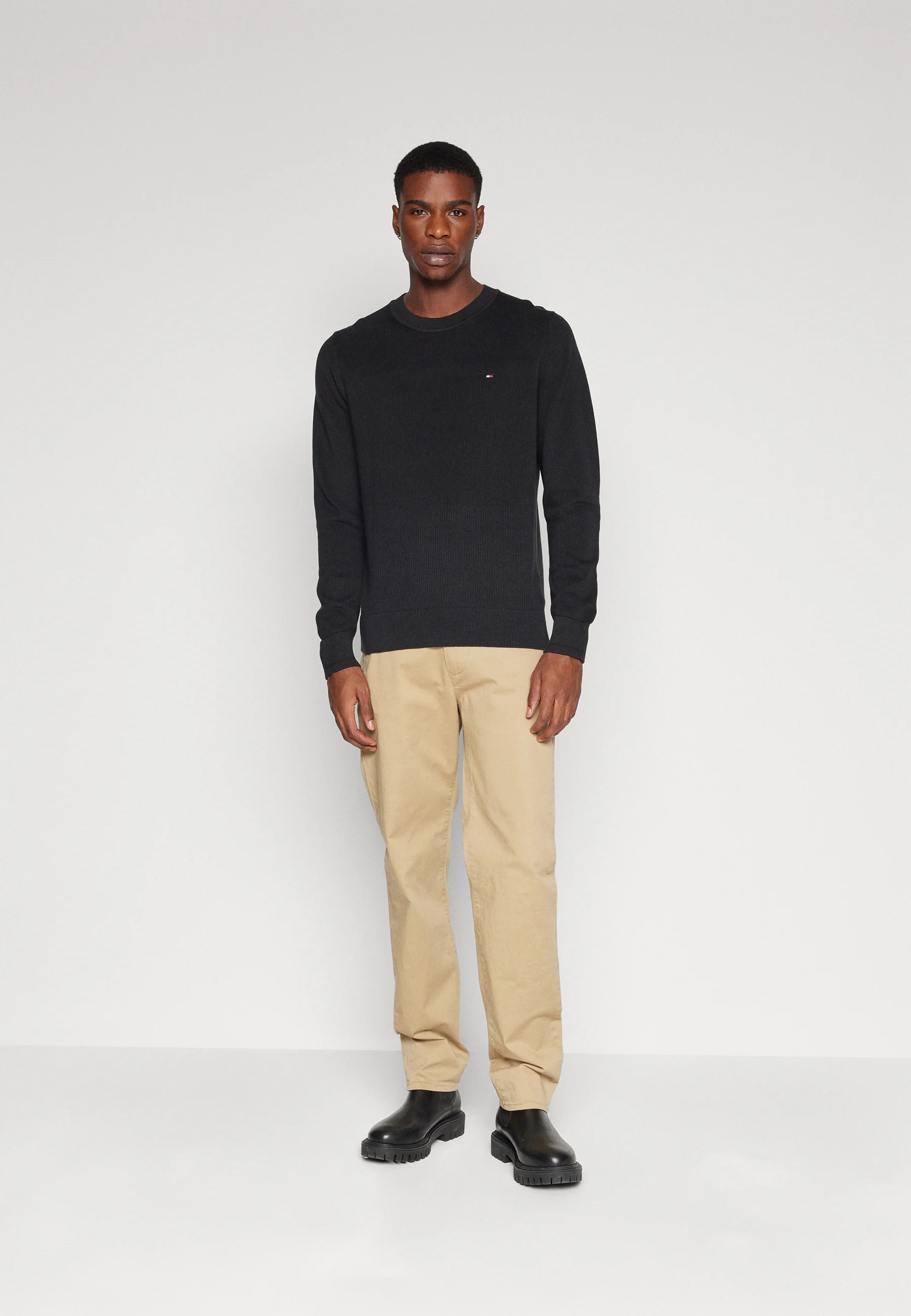 Tommy Hilfiger CHAIN RIDGE C NECK - Suéter