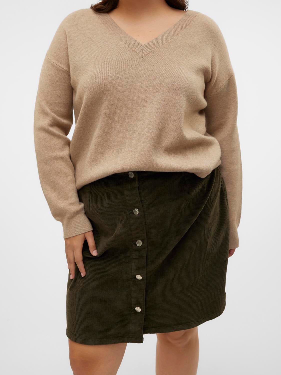 VMCETTA Hohe Taille Kurzer Rock
