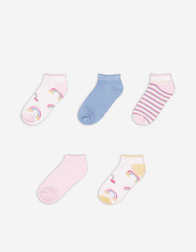 Sneakersocken - 5er-Pack