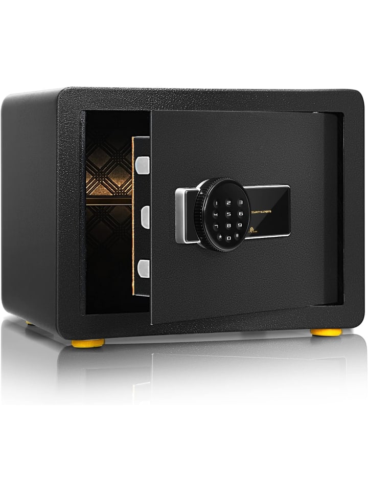 COSTWAY Safe Tresor mit digitaler Tastatur in Schwarz günstig kaufen 40 cm