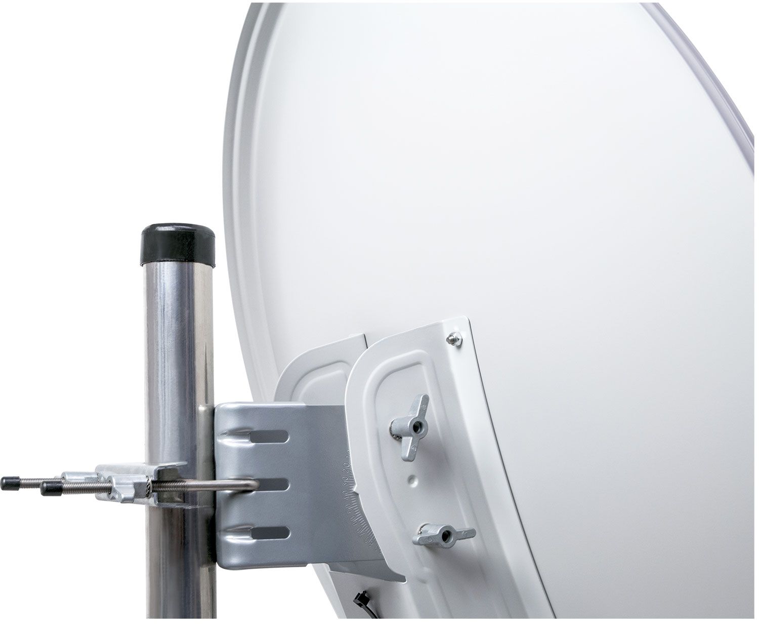 Schwaiger SPI075PW hellgrau 75cm Alu-Spiegel
