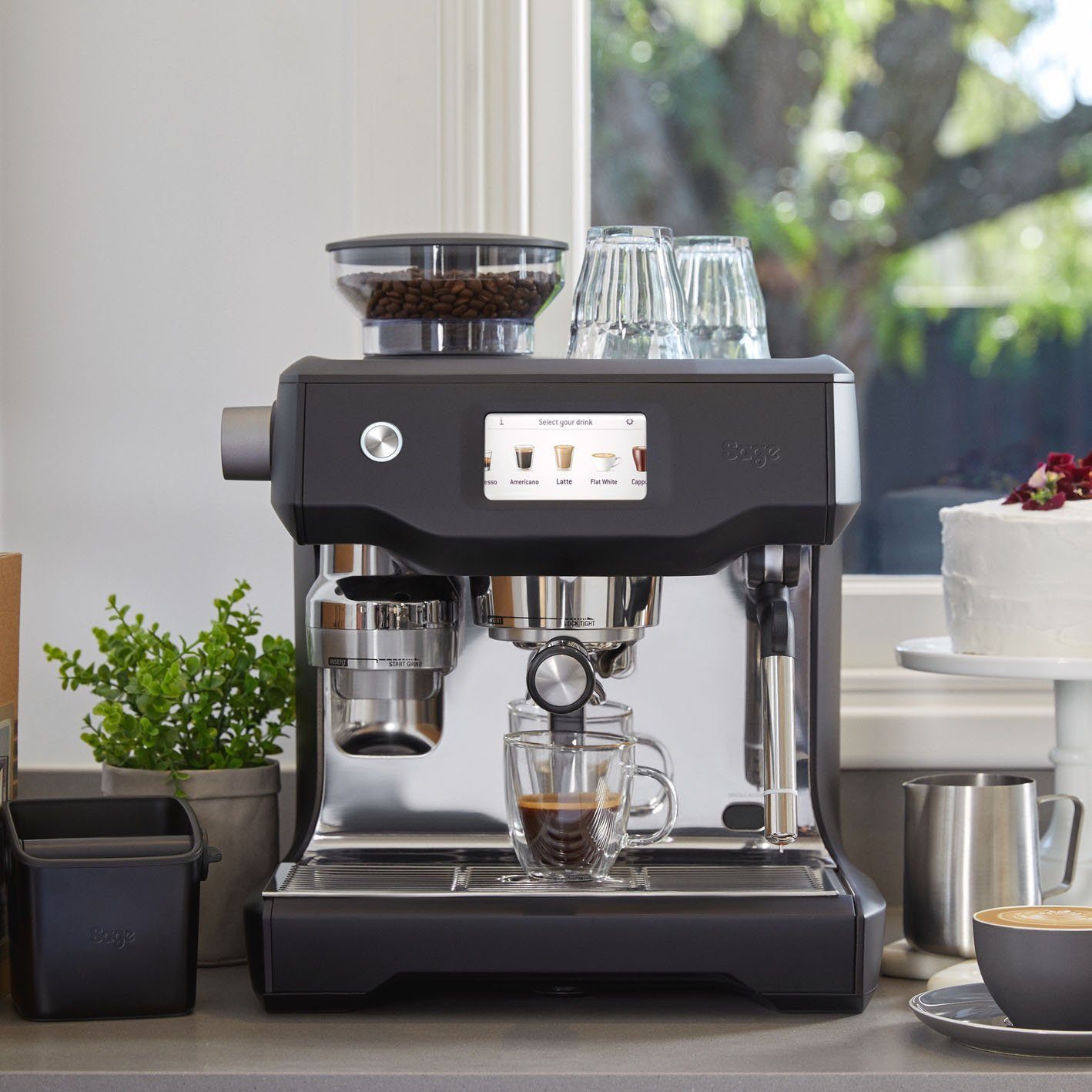 Sage Espressomaschine the Oracle Touch SES990BTR