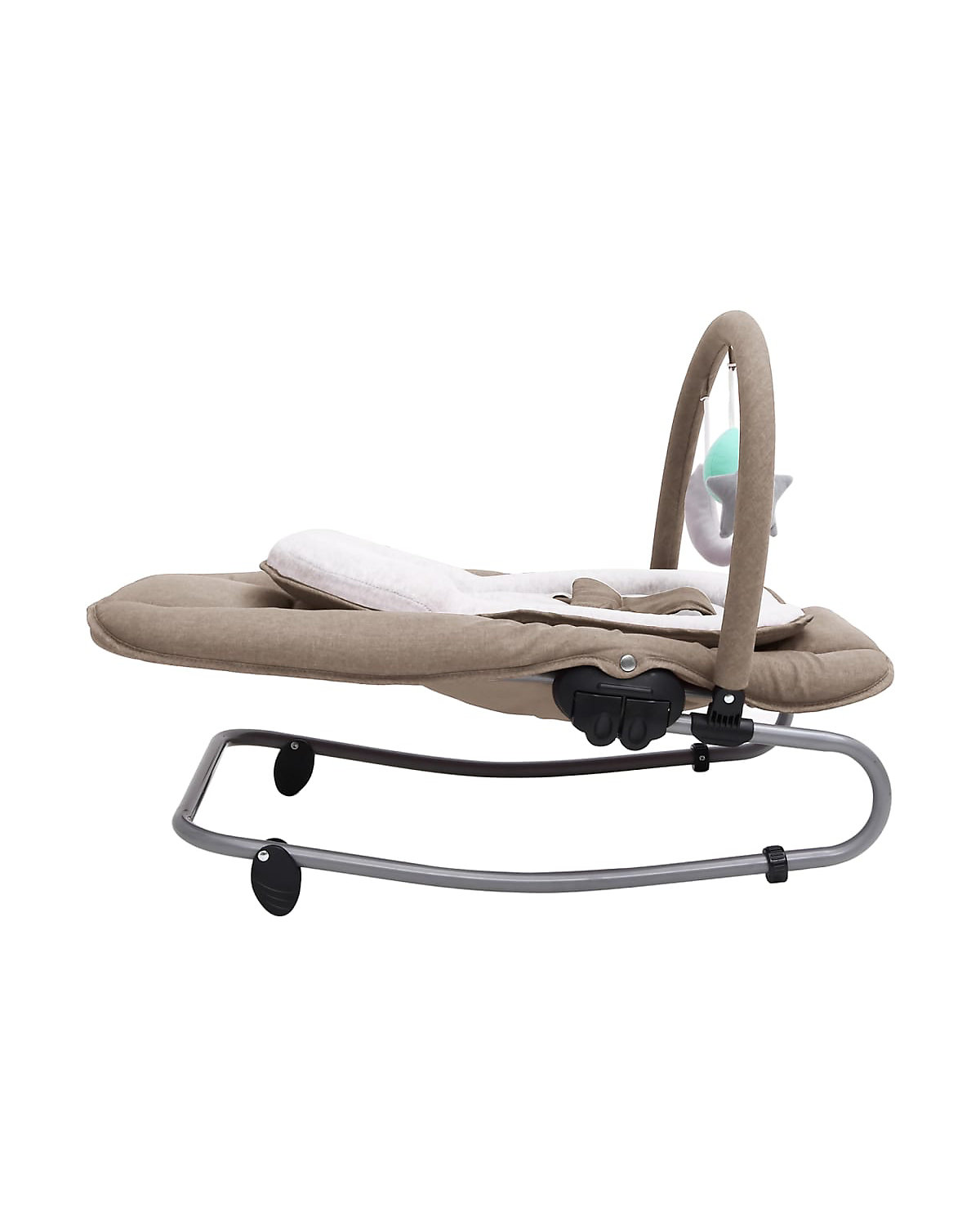 Babywippe Taupe Stahl