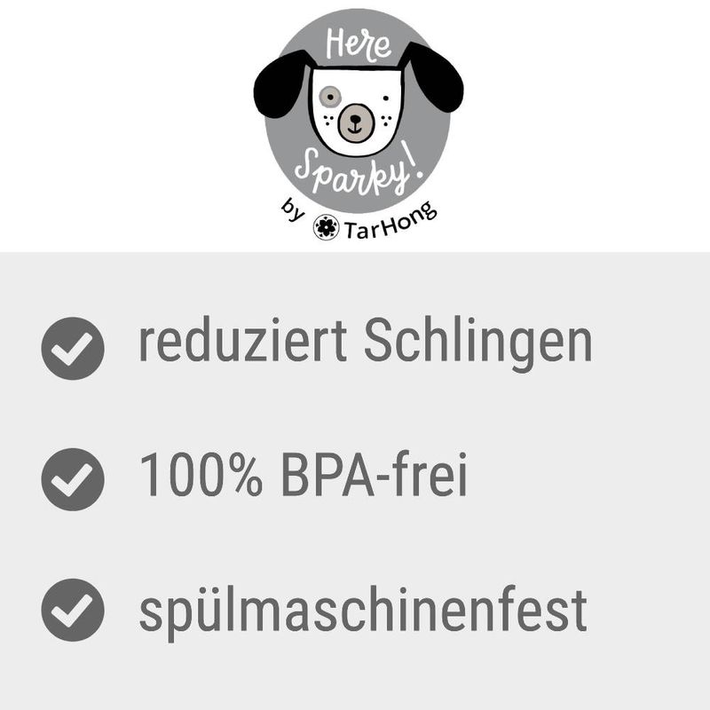 Here Sparky Anti-Schling-Napf Bone zu TOP-Preisen