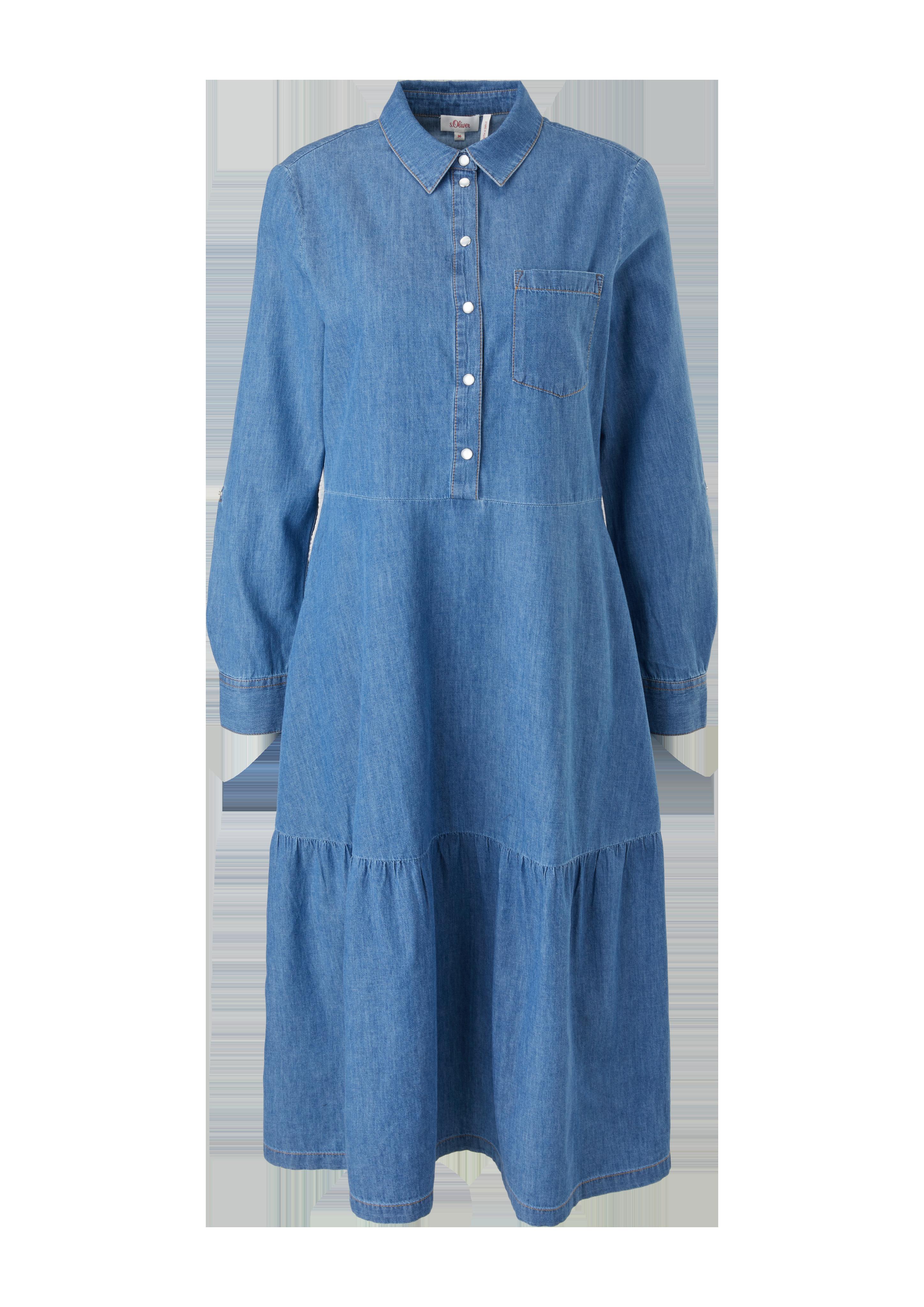 Midikleid aus Chambray  2126206-54Y4