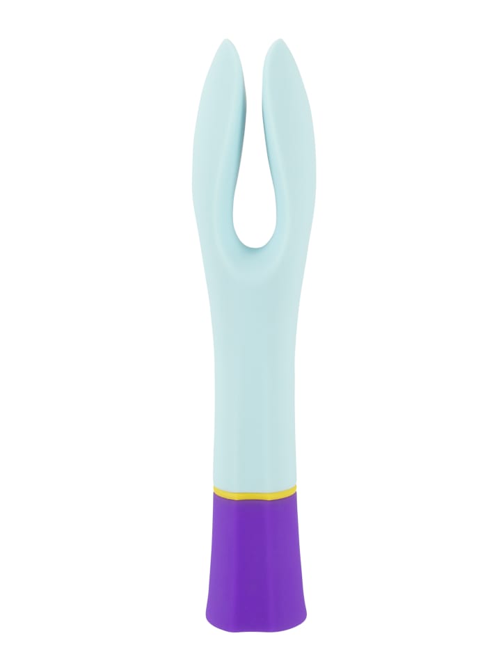You2Toys Vibrator double vibrator in Türkis/Lila/Gelb günstig kaufen 18 cm