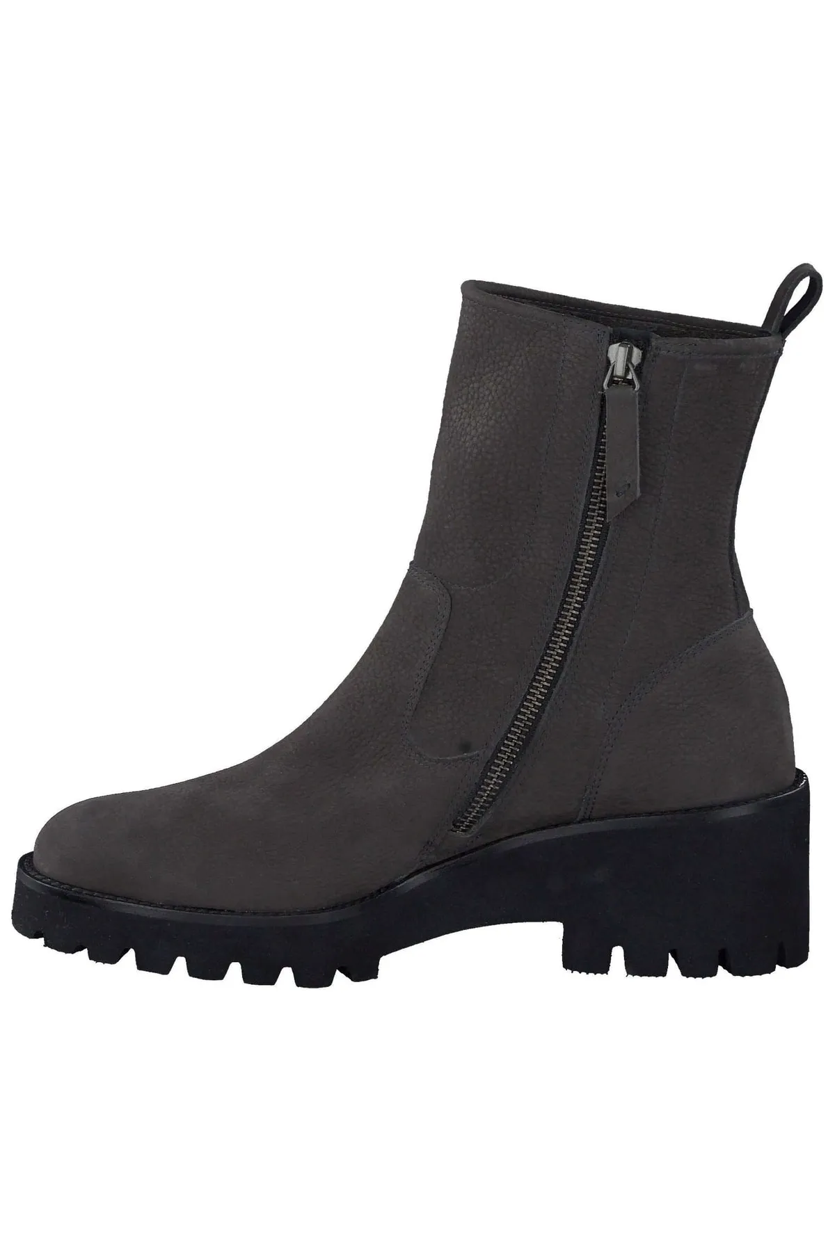 Paul Green  Stiefelette - Grau - Blockabsatz