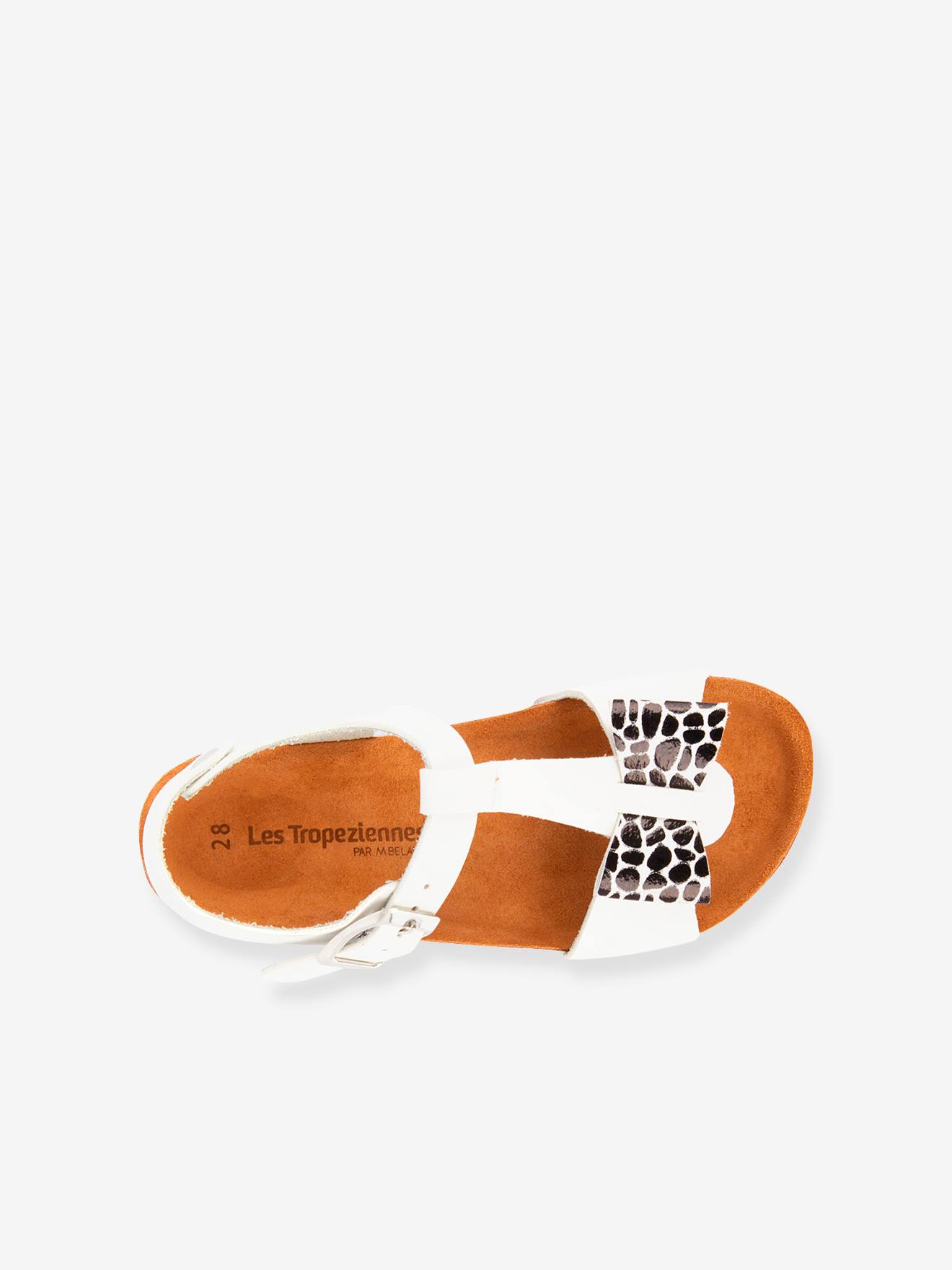Sandales fille Zabou LES TROPEZIENNES® PAR M. BELARBI blanc/multi