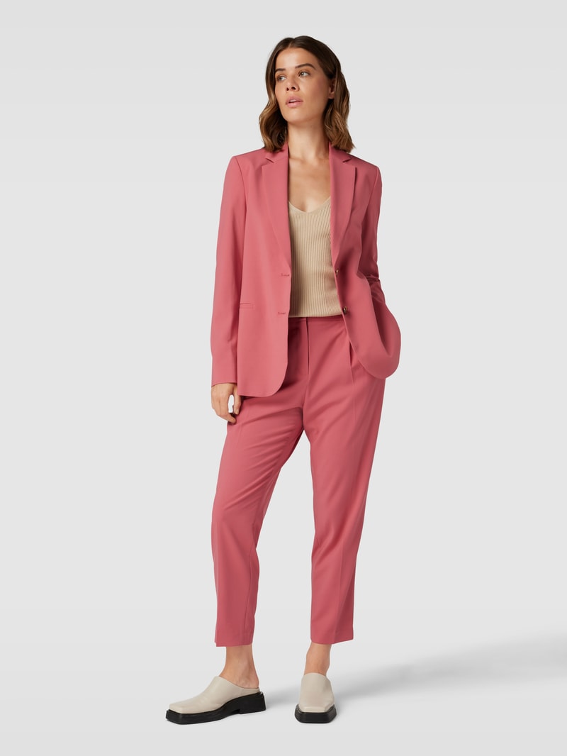 Blazer mit Reverskragen in dunkelrot
