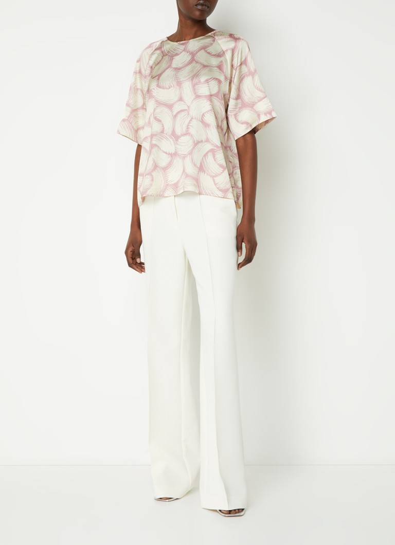 Top in raso stampato Essential Antwerp
