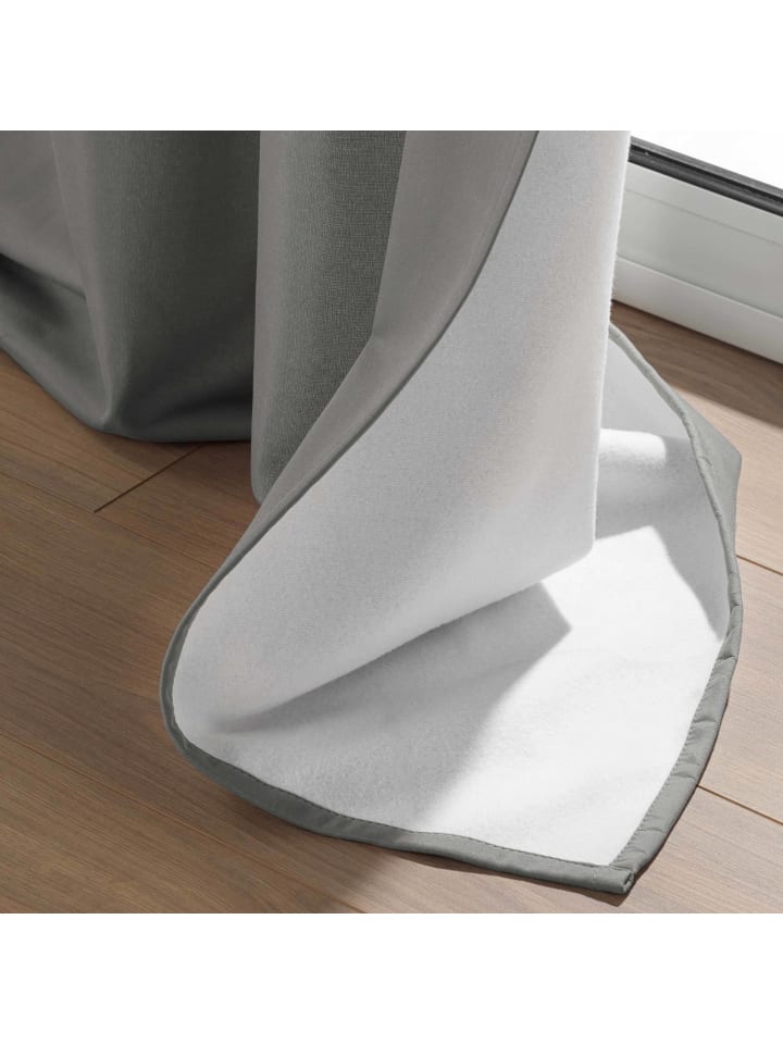 Douceur d’Intérieur Thermovorhang in grau günstig kaufen onesize