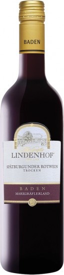 2019 Markgräfler Lindenhof Spätburgunder trocken - Winzergenossenschaft Schliengen-Müllheim