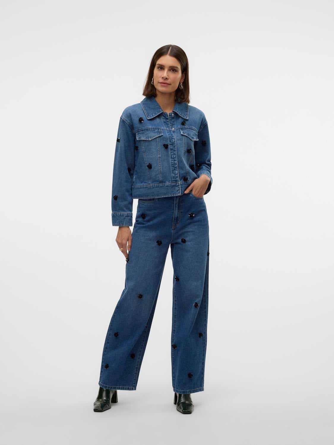 VMTAYLOR Mid Rise Baggy Fit Jeans