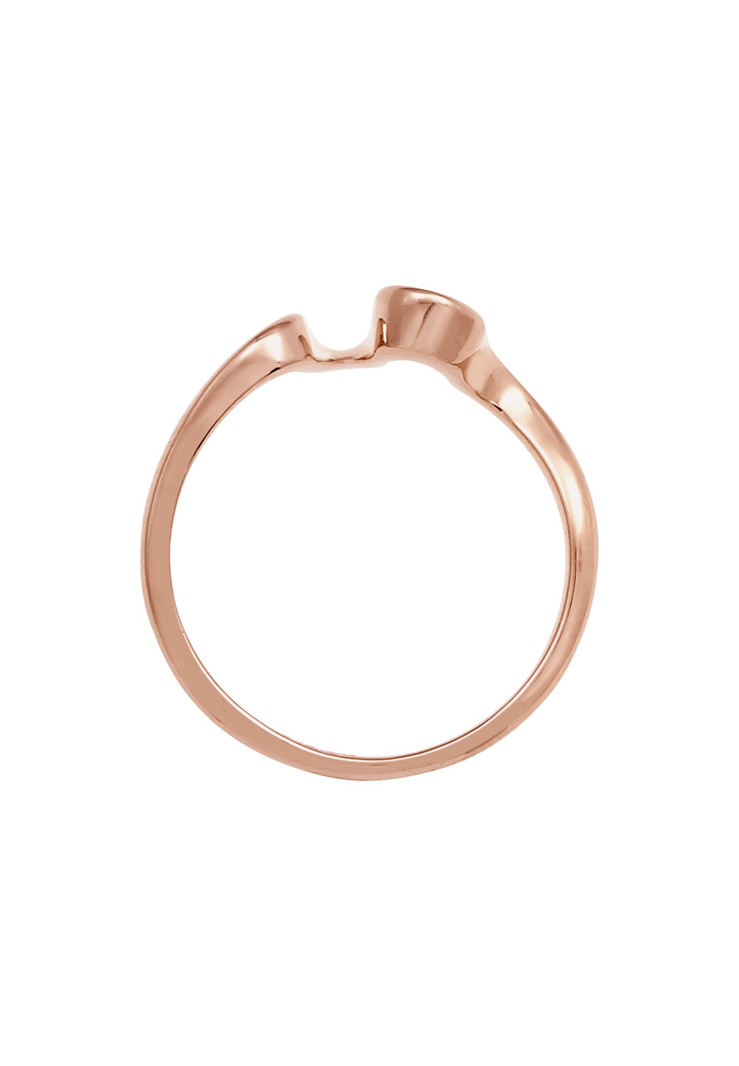 Aspect ondulat la modă pentru femei Elli, din argint sterling 925