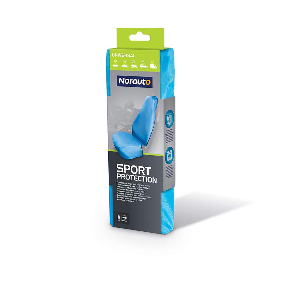 NORAUTO Universal SPORT PROTECTION Sitzschoner, Farbe blau, 1 Stück - ATU