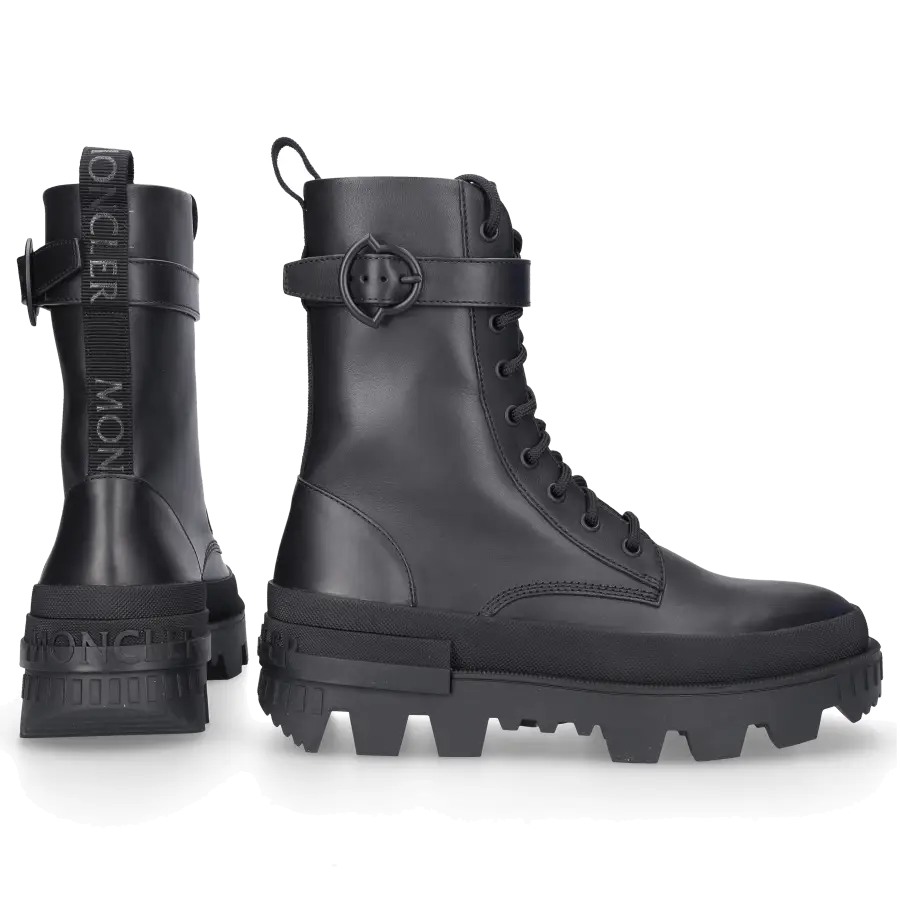 Moncler - Stiefeletten CARINNE Kalbsleder - schwarz