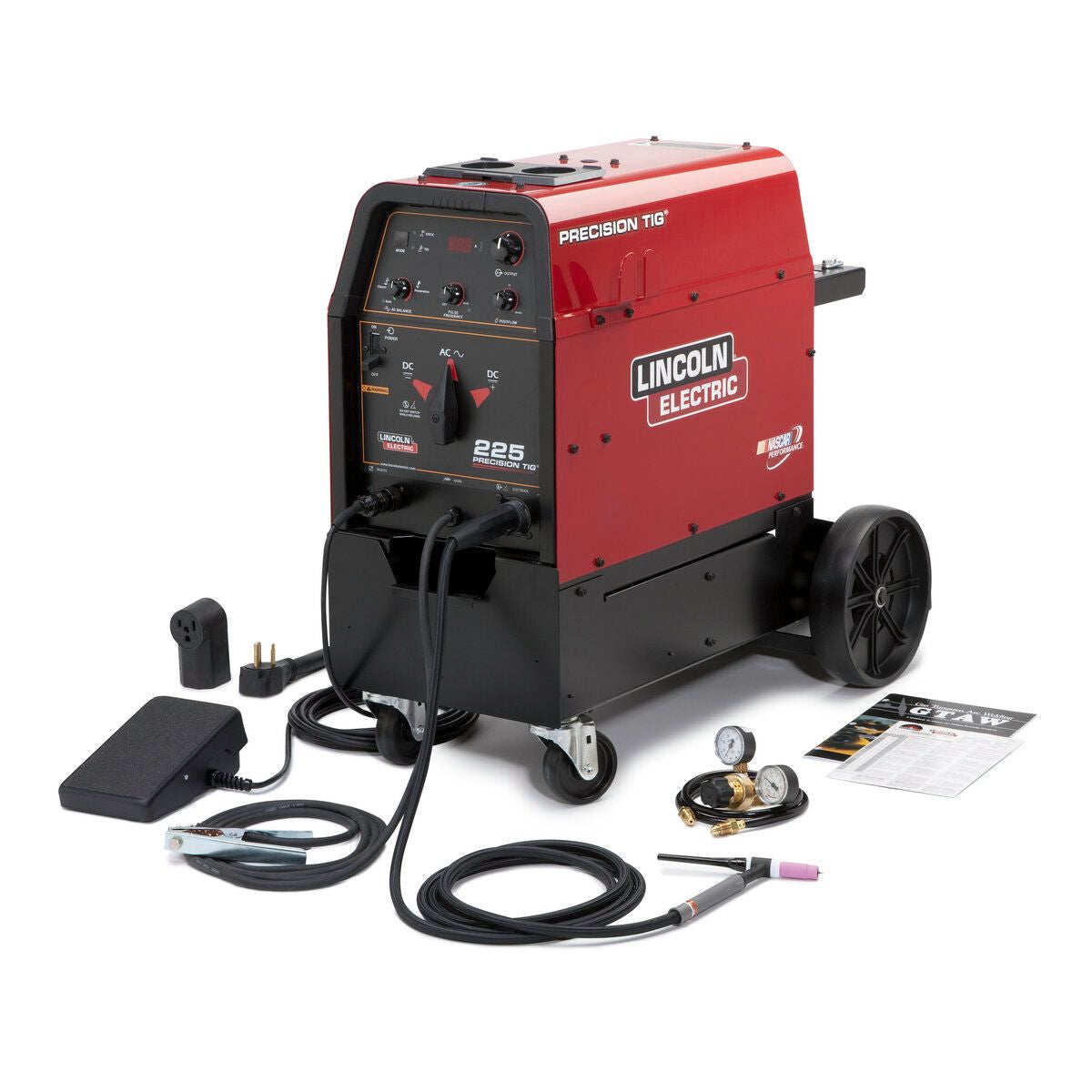 Máquina de solda Precision TIG 225 TIG Ready-Pak com carrinho