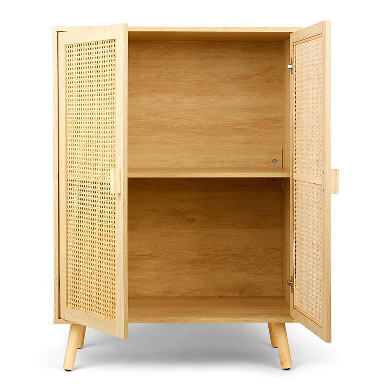 Home Vitrineskap Sunset 80 x 40 x 110 cm, rattan