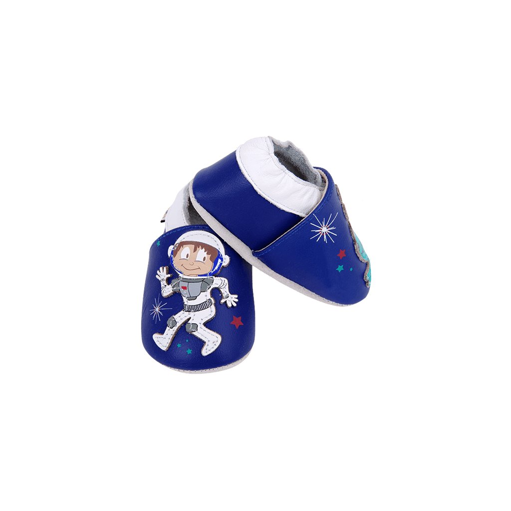 Lait et Miel Spationaute Krabbelschuhe mit Kosmonaut