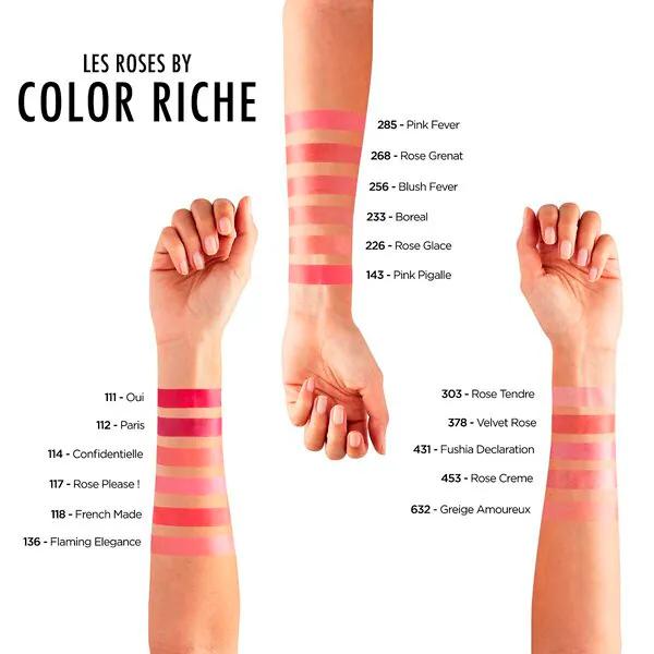 L'Oréal Paris Color Riche rúzs 303 Tender Rose