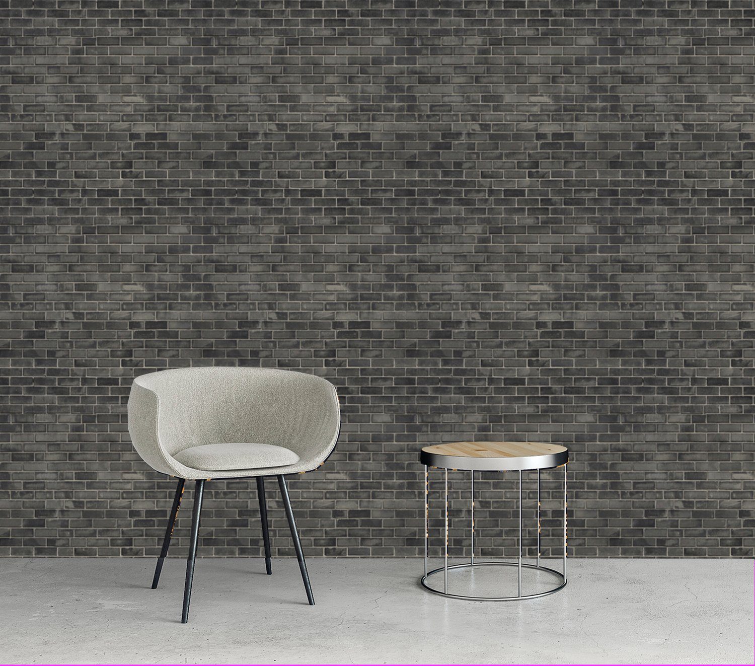 queence Vinyltapete Talia, Steinoptik, 90 x 250 cm, selbstklebend
