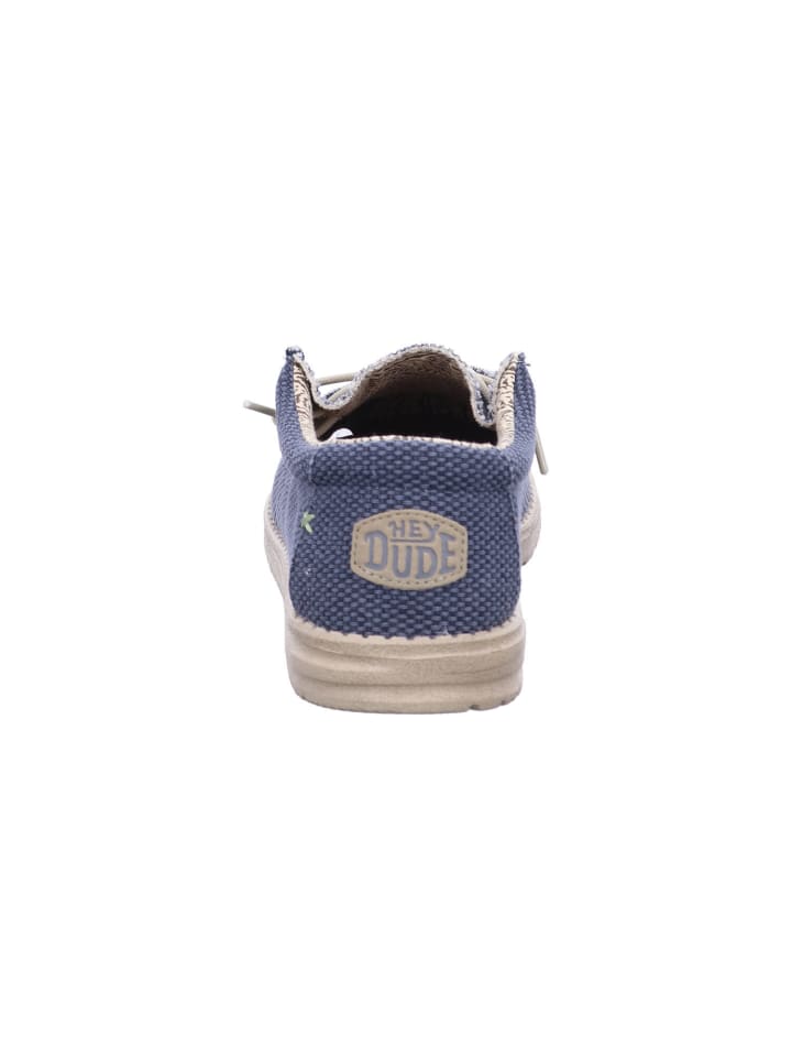 Hey Dude Herren Halbschuhe WALLY BRAIDED in Blau günstig kaufen
