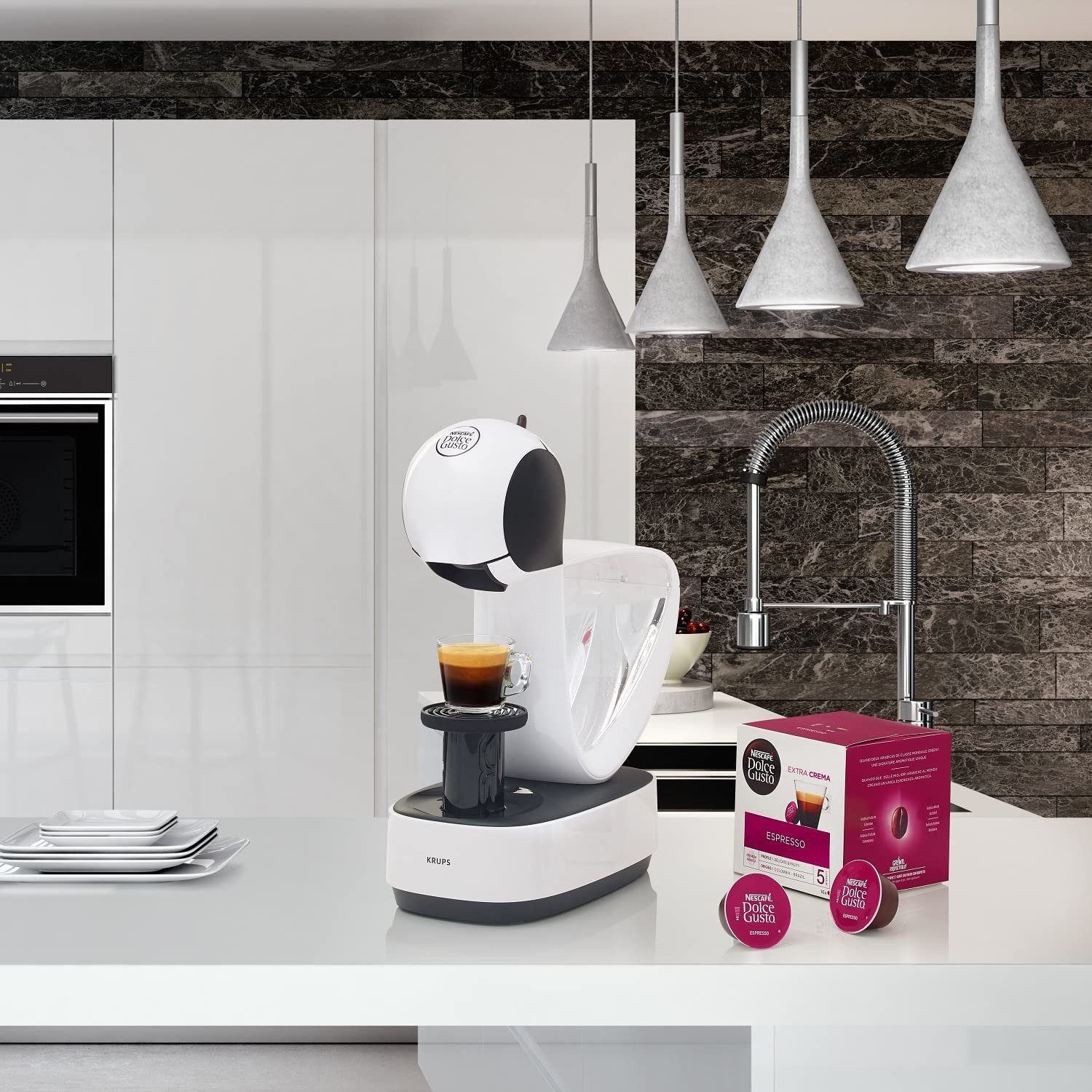 NESCAFÉ® Dolce Gusto® Kapselmaschine Krups Nescafé Dolce Gusto Infinissima ‎KP1701