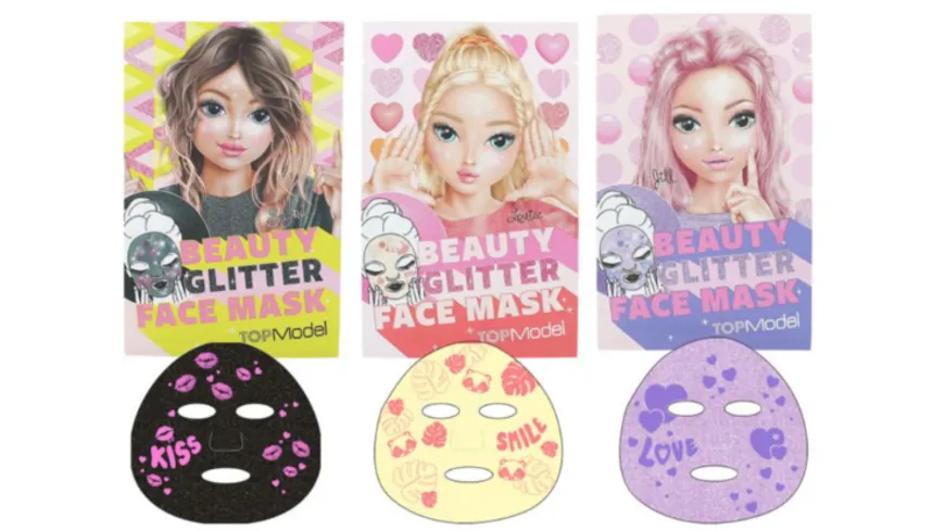 TOPModel Tuchmaske Glitzer BEAUTY and ME sortiert