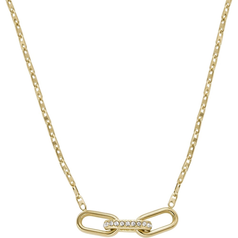 Fossil Chaînette Acier inoxydable collier