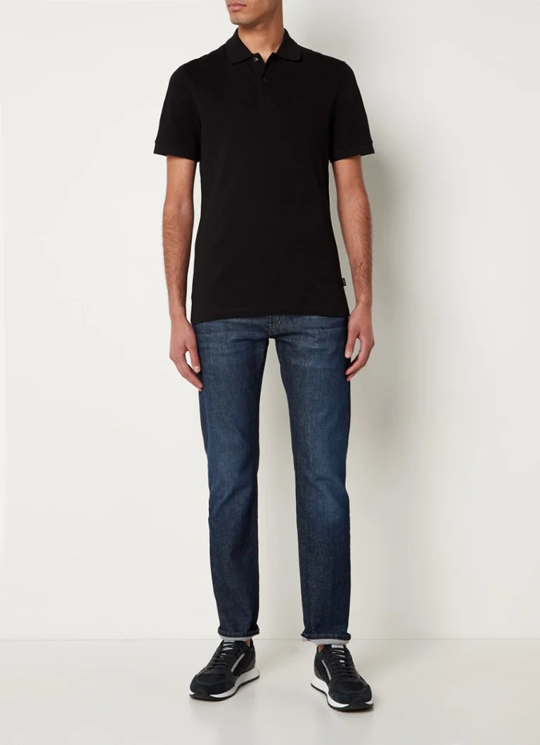 Polo HUGO BOSS Pallas de corte regular em algodão piqué