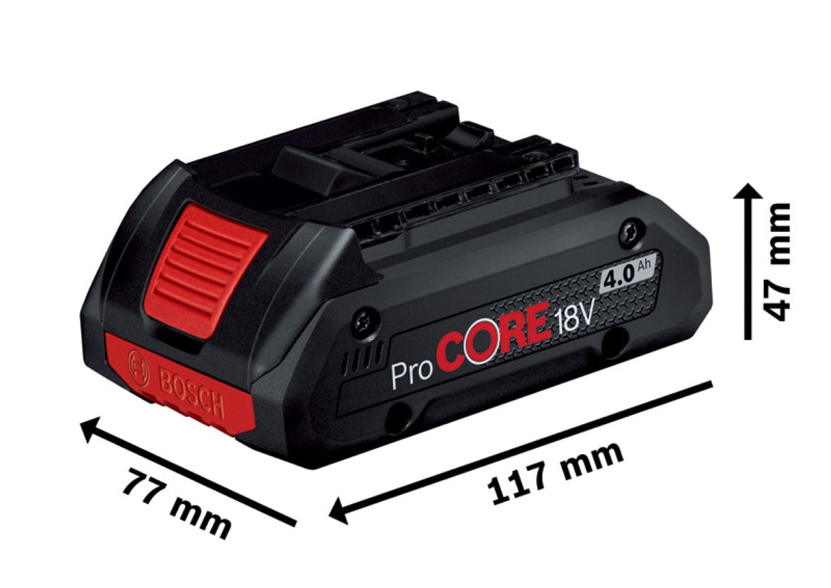 Bosch Blue Zubehör 1600A02A2T Akku-Set in L-Boxx – 4 x ProCore 18V 4,0 Ah Akku + 2 x ProCore 8,0 Ah